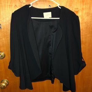 LOFT black open blazer